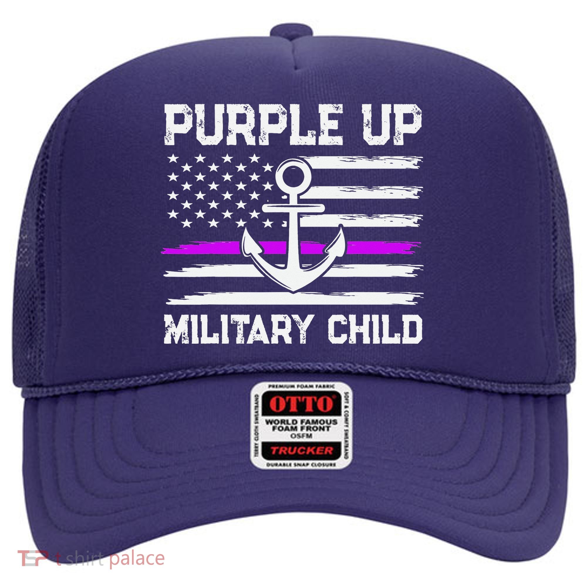 Purple Up For Military Child Month Hat