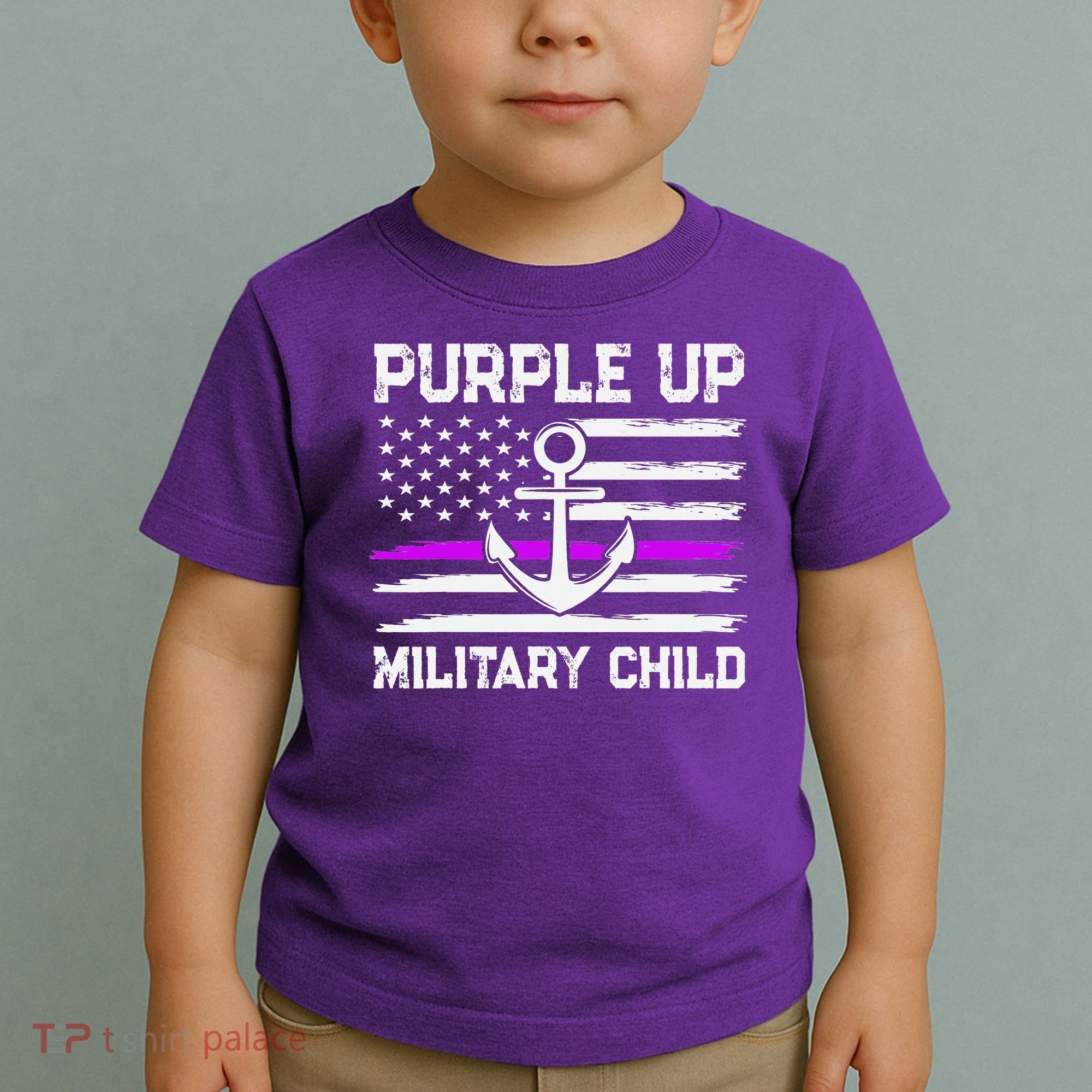 Purple Up For Military Child Month Toddler T-Shirt