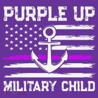 Purple Up For Military Child Month Toddler T-Shirt thumb 4