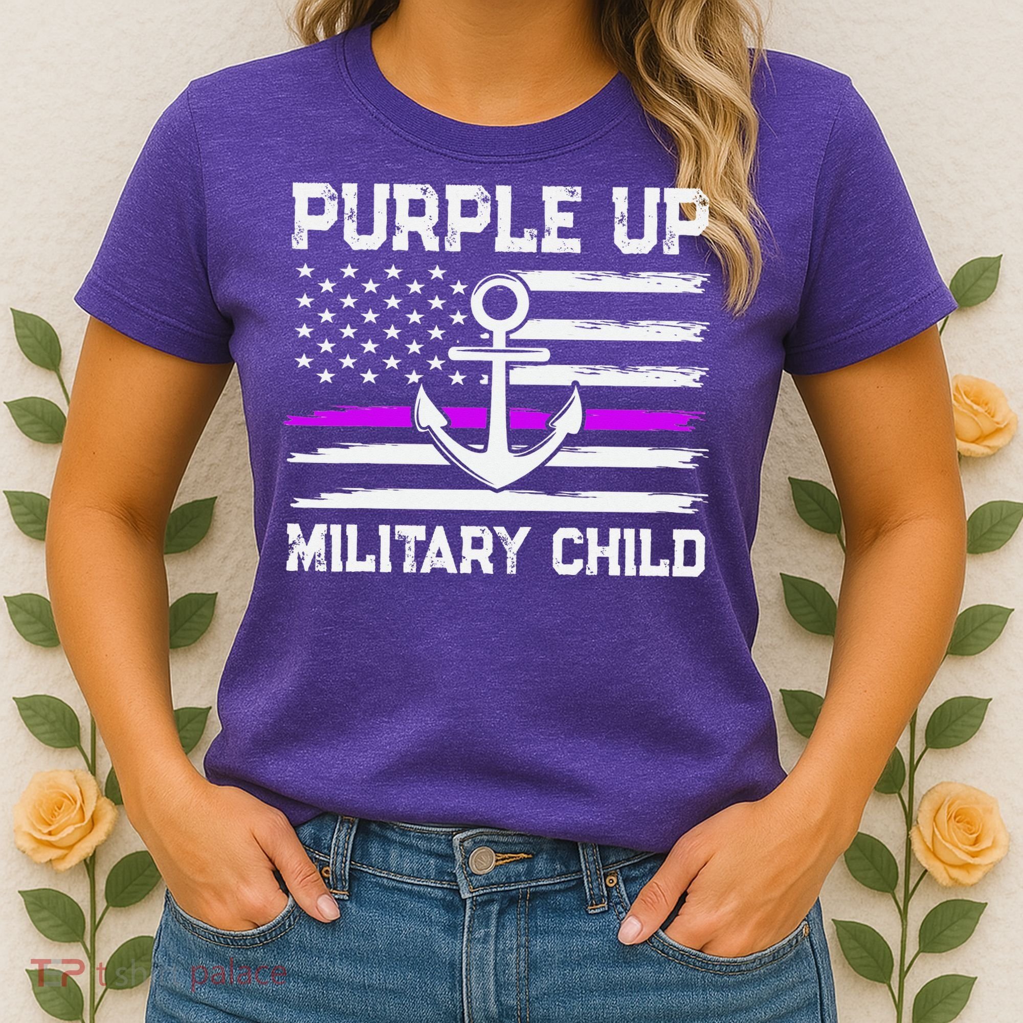 Purple Up For Military Child Month Women's T-Shirt