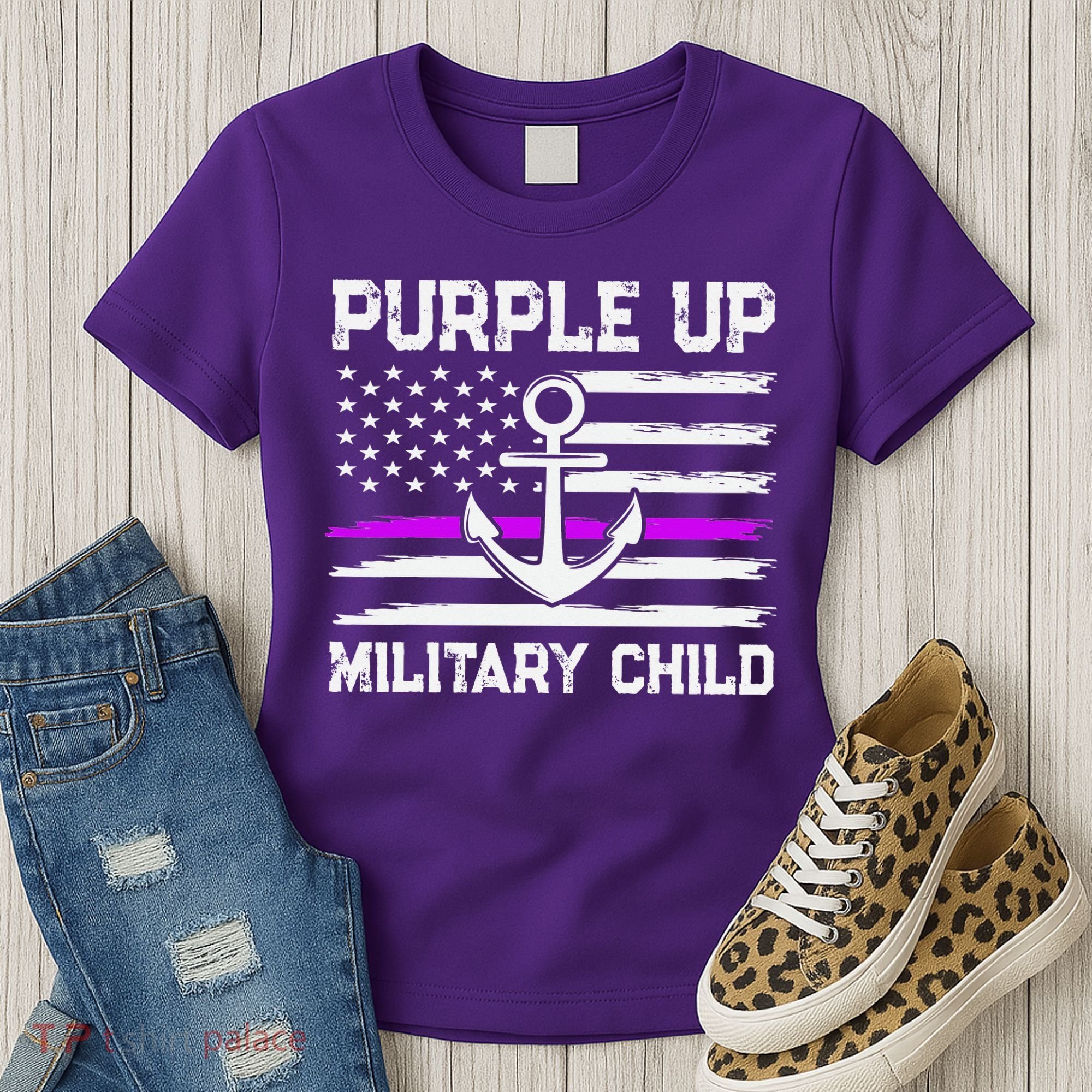 Purple Up For Military Child Month Women's T-Shirt