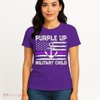 Purple Up For Military Child Month Women's T-Shirt thumb 4