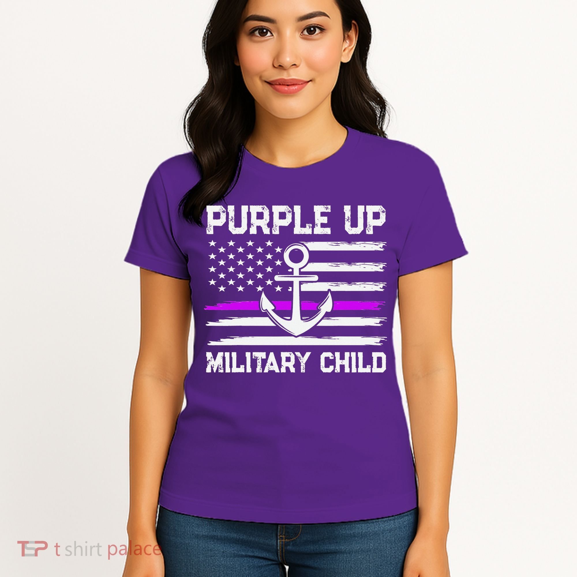 Purple Up For Military Child Month Women's T-Shirt