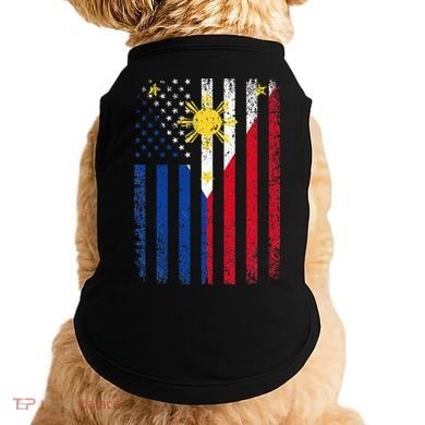 Philippines Usa Flag Doggie Tank