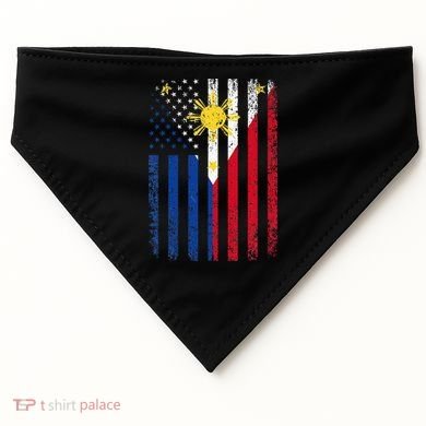 Philippines Usa Flag USA-Made Doggie Bandana