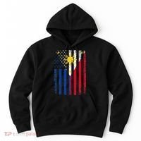 Philippines Usa Flag Hoodie thumb 0
