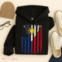 Philippines Usa Flag Hoodie thumb 4