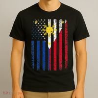 Philippines Usa Flag T-Shirt thumb 3