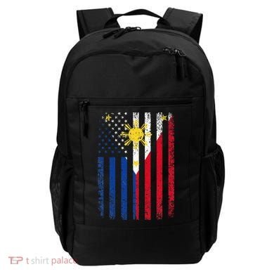Philippines Usa Flag Backpack