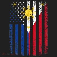 Philippines Usa Flag Beanie thumb 2