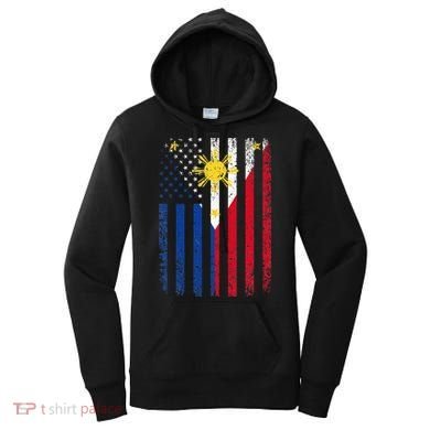 Philippines Usa Flag Women's Hoodie