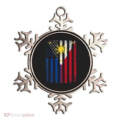 Philippines Usa Flag Ornament