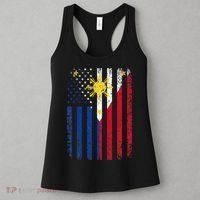 Philippines Usa Flag Women's Tank Top thumb 3