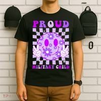 Purple Up For Military Proud Military Child Month  T-Shirt thumb 6