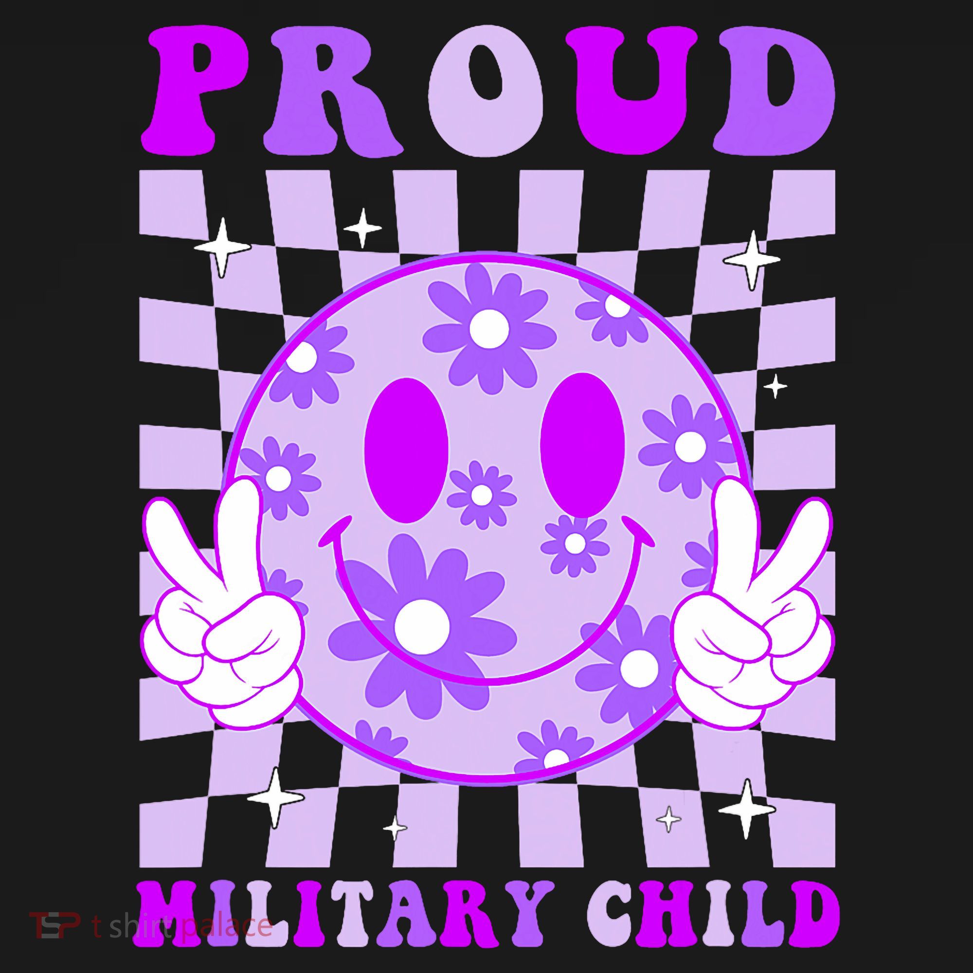Purple Up For Military Proud Military Child Month  Women's Tank Top