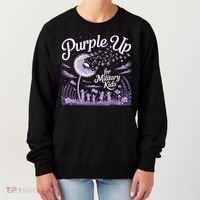 Purple Up For Military Kids Dandelion Women's Sweatshirt thumb 0