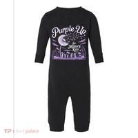 Purple Up For Military Kids Dandelion Infant Fleece One Piece thumb 0