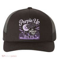 Purple Up For Military Kids Dandelion Yupoong Adult 5-Panel Trucker Hat thumb 0