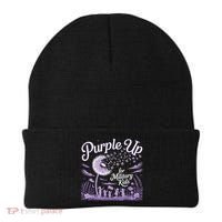 Purple Up For Military Kids Dandelion Beanie thumb 0