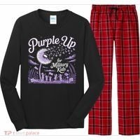 Purple Up For Military Kids Dandelion Long Sleeve Pajama Set thumb 0