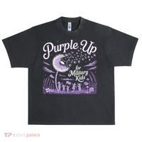 Purple Up For Military Kids Dandelion Urban Oversized Heavyweight T-Shirt thumb 0