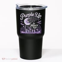Purple Up For Military Kids Dandelion Tumbler thumb 0