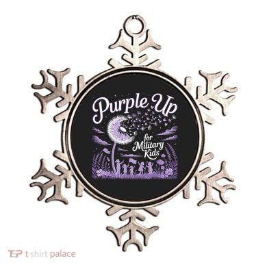 Purple Up For Military Kids Dandelion Ornament