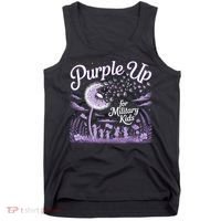 Purple Up For Military Kids Dandelion Tank Top thumb 0