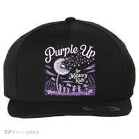 Purple Up For Military Kids Dandelion Wool Snapback Cap thumb 0