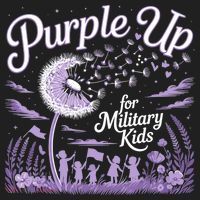 Purple Up For Military Kids Dandelion Kids Plaid Pajama Set thumb 2