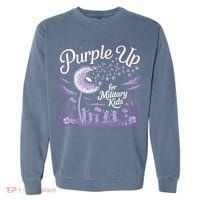 Purple Up For Military Kids Dandelion Garment-Dyed Sweatshirt thumb 0