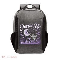 Purple Up For Military Kids Dandelion Vector Backpack thumb 0