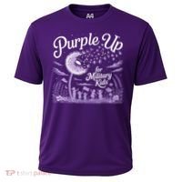 Purple Up For Military Kids Dandelion Cooling Performance Crew T-Shirt thumb 0