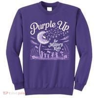 Purple Up For Military Kids Dandelion Sweatshirt thumb 0