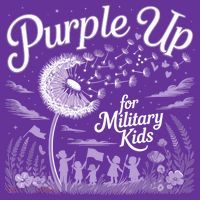 Purple Up For Military Kids Dandelion Sweatshirt thumb 3