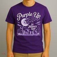 Purple Up For Military Kids Dandelion T-Shirt thumb 3