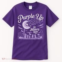 Purple Up For Military Kids Dandelion Tall T-Shirt thumb 0