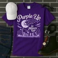 Purple Up For Military Kids Dandelion Tall T-Shirt thumb 3