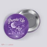 Purple Up For Military Kids Dandelion Button thumb 0