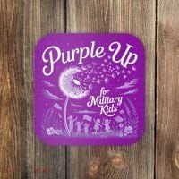 Purple Up For Military Kids Dandelion Coaster thumb 0