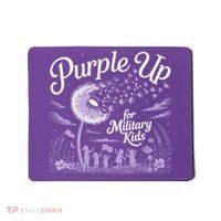 Purple Up For Military Kids Dandelion Mousepad thumb 0