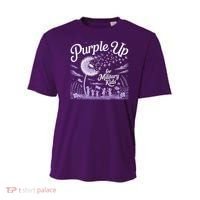 Purple Up For Military Kids Dandelion Youth Performance Sprint T-Shirt thumb 0