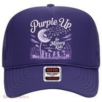 Purple Up For Military Kids Dandelion Hat thumb 0