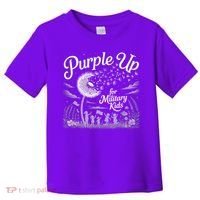 Purple Up For Military Kids Dandelion Toddler T-Shirt thumb 0