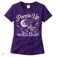 Purple Up For Military Kids Dandelion Women's T-Shirt thumb 0