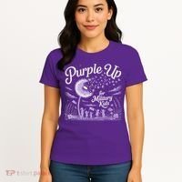 Purple Up For Military Kids Dandelion Women's T-Shirt thumb 4