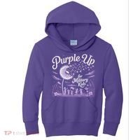 Purple Up For Military Kids Dandelion Kids Hoodie thumb 0
