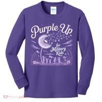 Purple Up For Military Kids Dandelion Kids Long Sleeve Shirt thumb 0
