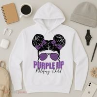 Purple Up For Military Child Awareness Hoodie thumb 3