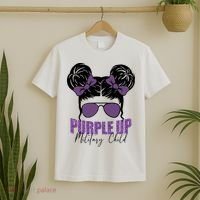 Purple Up For Military Child Awareness T-Shirt thumb 2